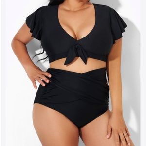 2XL Meet.Curve bikini top and skirt bottom NWT